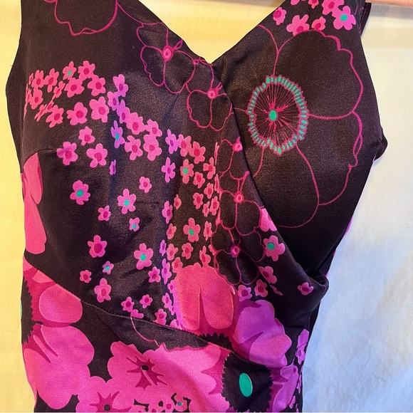 Perfection Fit by Roxanne Vintage Floral Pink and Purple One-Piece Swimsuit - Picture 6 of 6